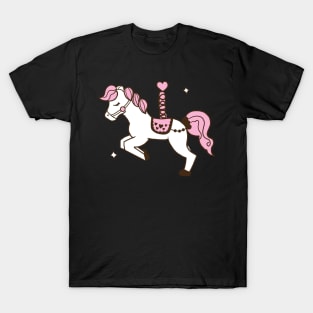 Carousel Merry Go Round Pony Horse T-Shirt